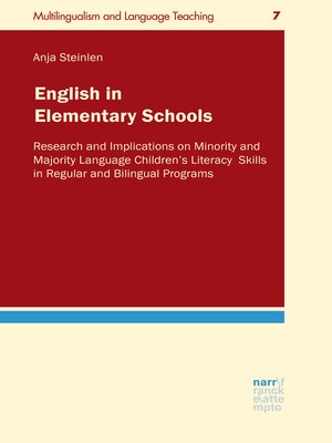 cover image of English in Elementary Schools